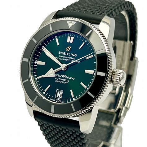 breitling superocean heritage 42 green price|breitling superocean ii 42 price.